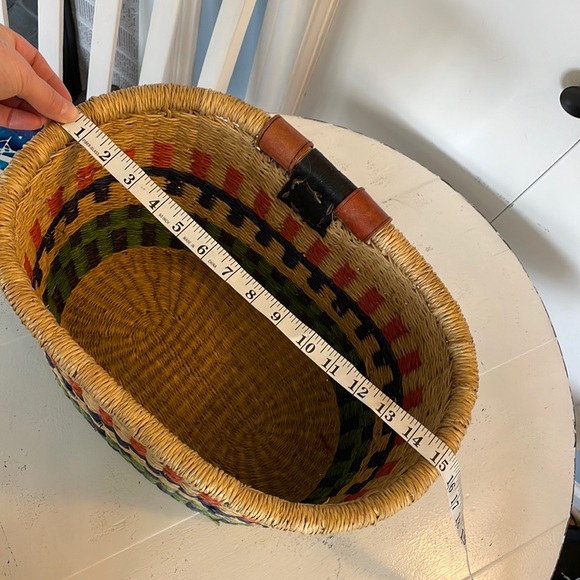 African market bicycle basket multicolored - Picture 9 of 13